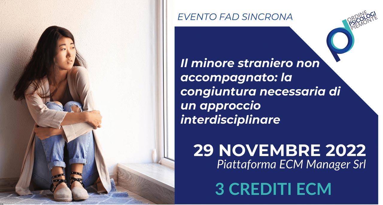 Il minore straniero non accompagnato: la congiuntura necessaria di un approccio interdisciplinare - ecm manager crediti