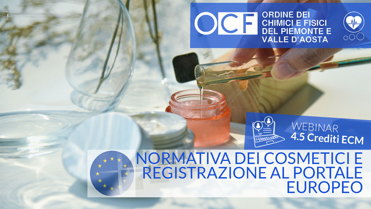 Normativa dei cosmetici e registrazione al portale europeo